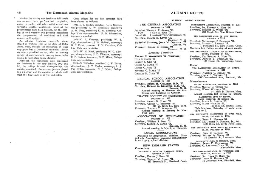 THE GENERAL ASSOCIATION