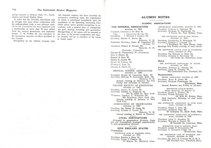 THAYER SOCIETY OF ENGINEERS