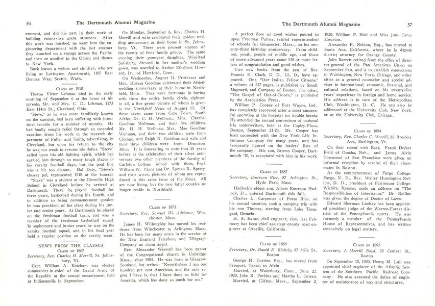 CLASS OF 1897