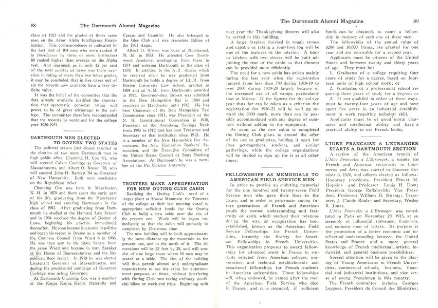 MEMBERS OF FACULTY FORM TRINITY CLUB OF HANOVER