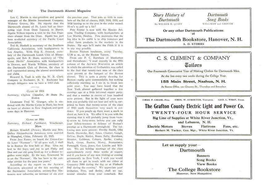 CLASS OF 1918