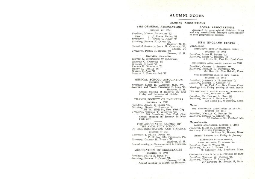 THE GENERAL ASSOCIATION