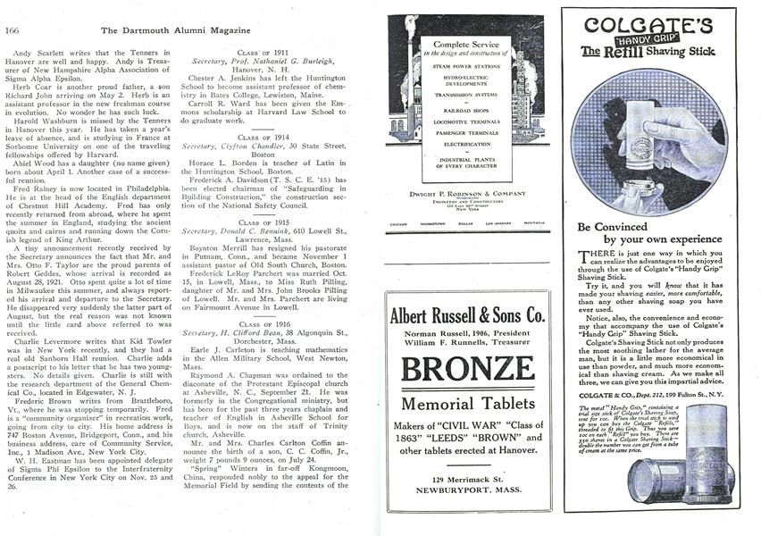 CLASS OF 1915