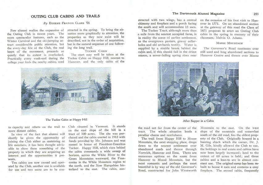 OUTING CLUB CABINS AND TRAILS