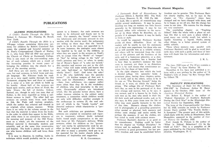 A Childs Ramble Through the Bible