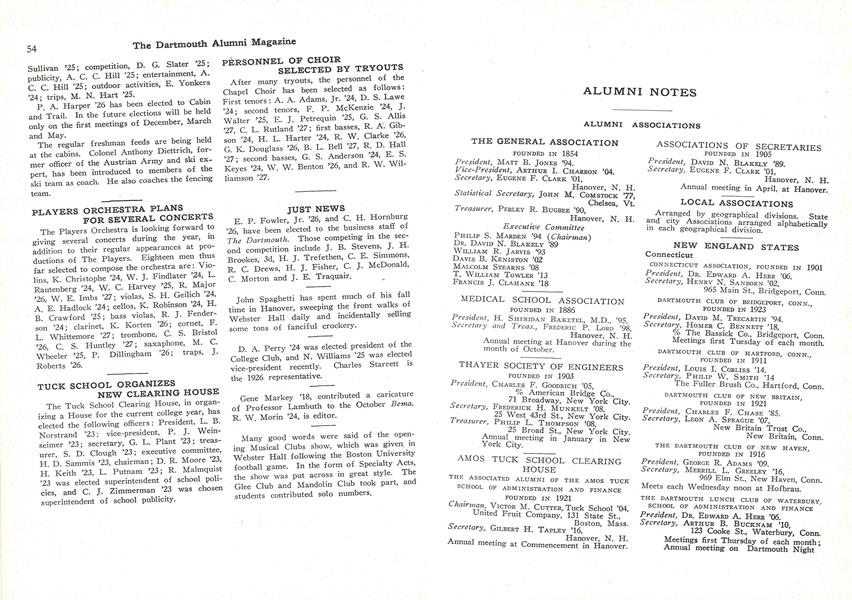 THAYER SOCIETY OF ENGINEERS