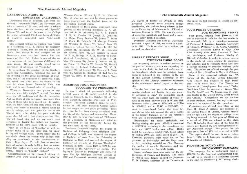 FOUR PRIZES OFFERED FOR ECONOMICS ESSAYS