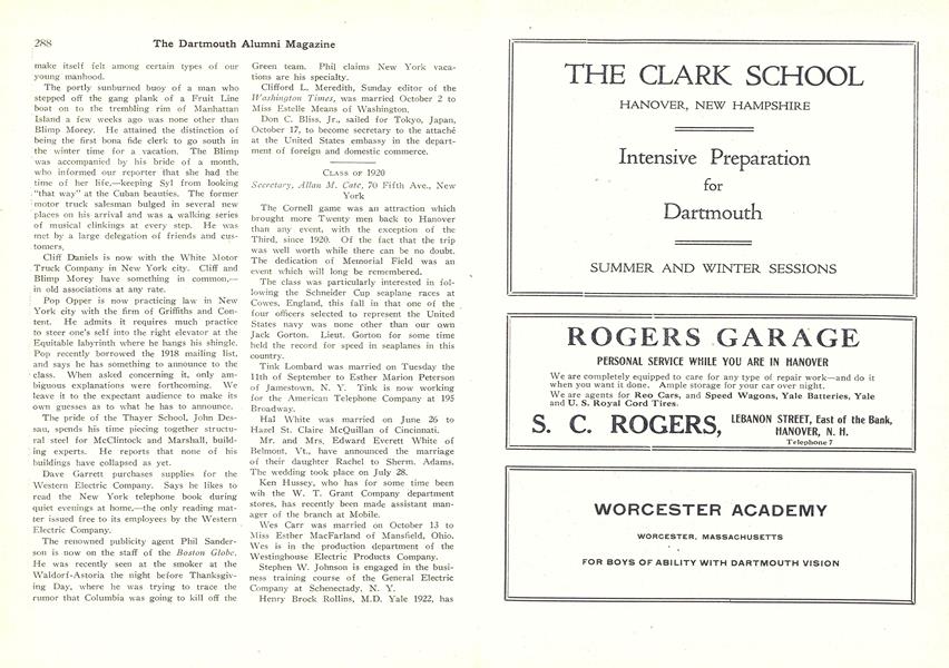 Class of 1920