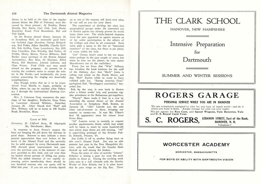 Class of 1916
