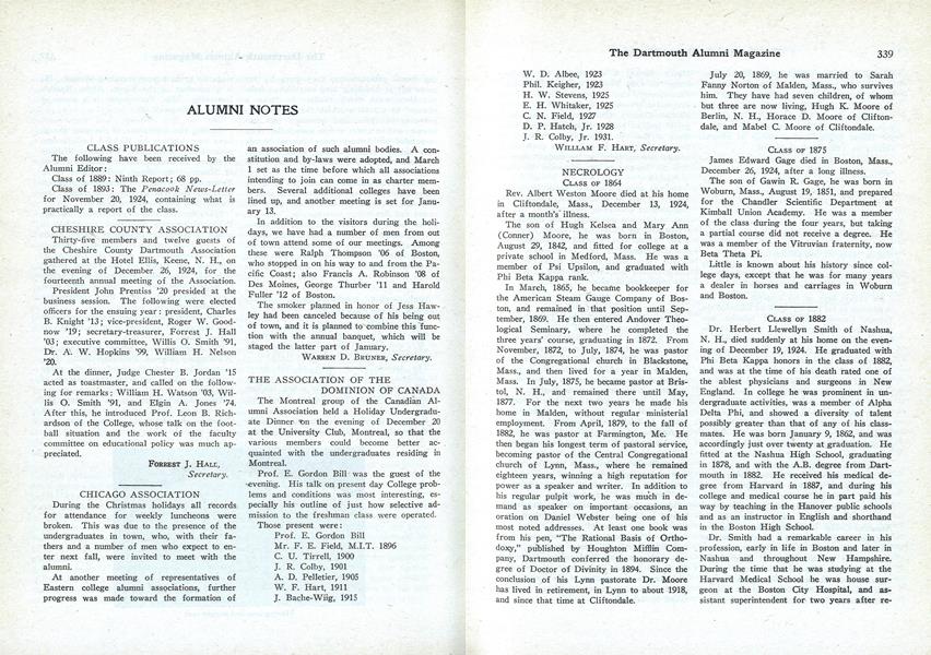 CLASS PUBLICATIONS