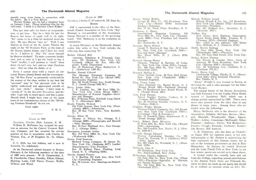 Class of 1905