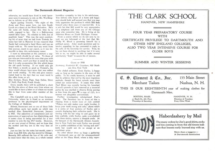 Class of 1918