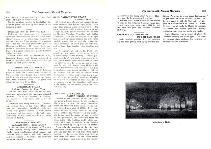 Dartmouth 1928 23—Princeton 1928 15