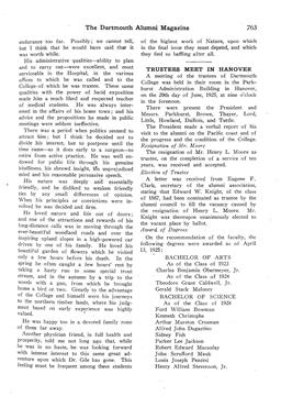 TRUSTEES MEET IN HANOVER, Page: 763 - August, 1925 | Dartmouth Alumni Magazine