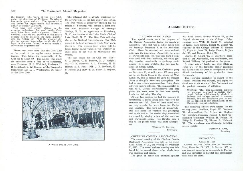 CHESHIRE COUNTY ASSOCIATION
