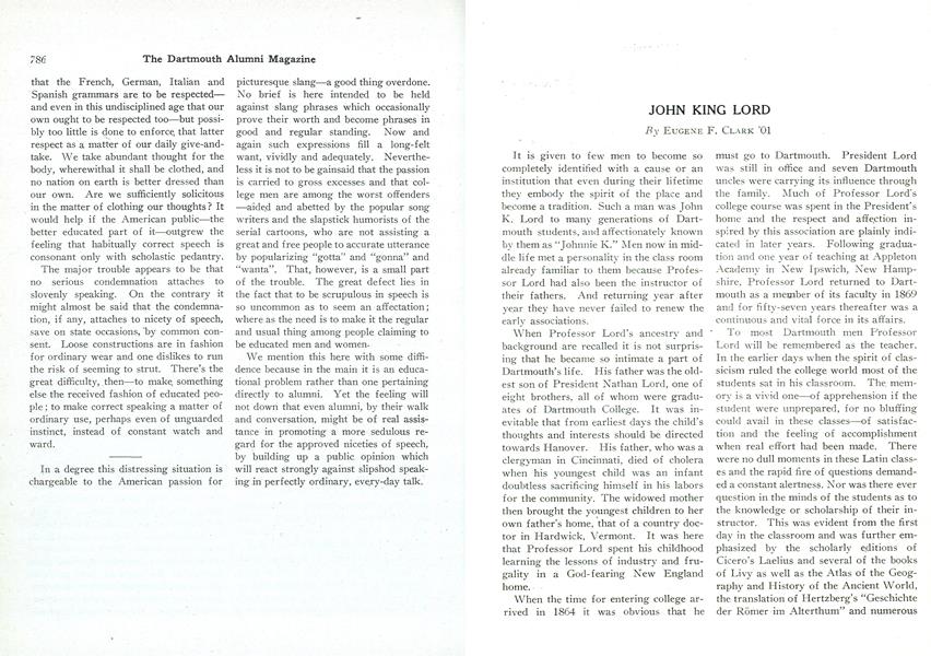 JOHN KING LORD