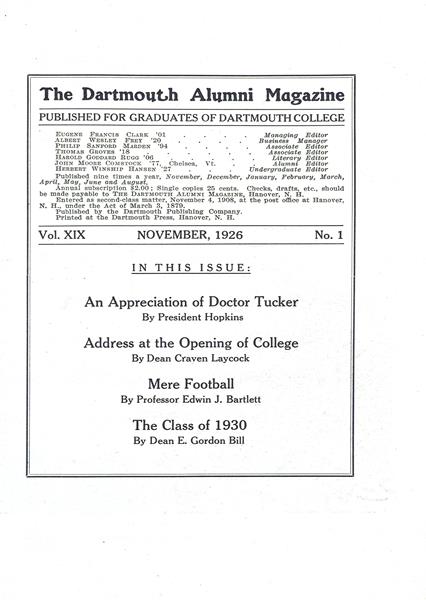 Table of Contents