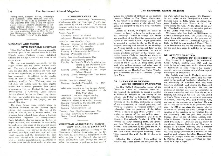 ORGANIST AND CHOIR GIVE NOTABLE RECITALS