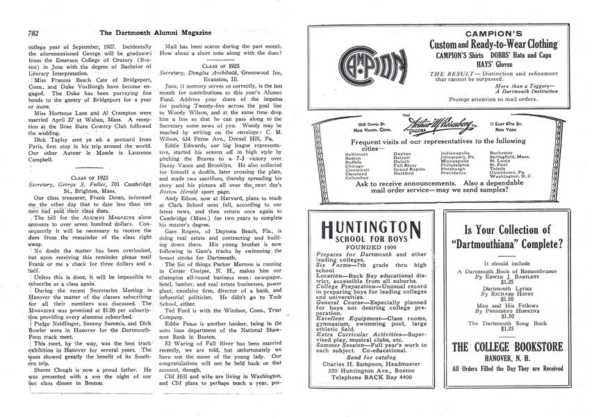 Class of 1923