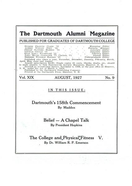 Table of Contents