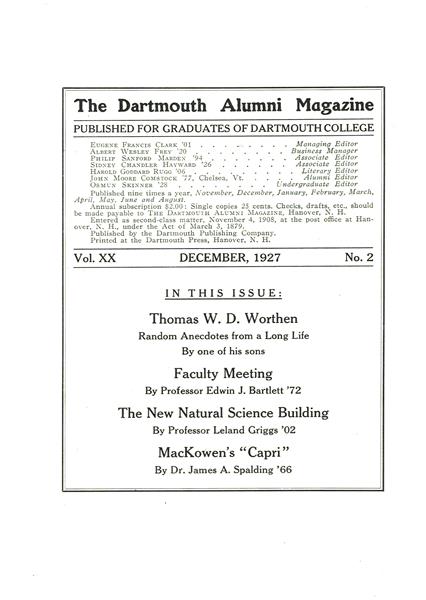 Table of Contents
