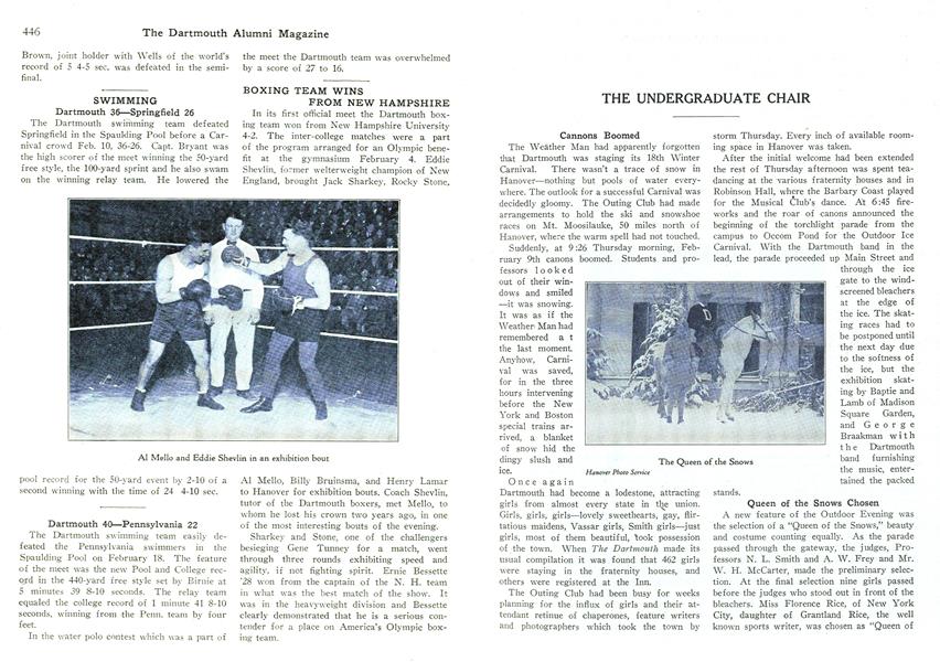 BOXING TEAM WINS FROM NEW HAMPSHIRE