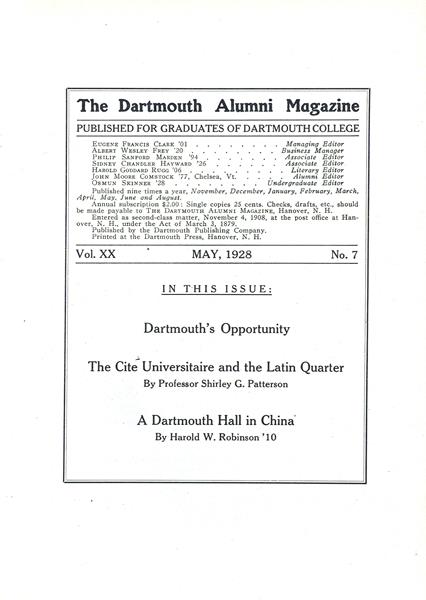 Table of Contents