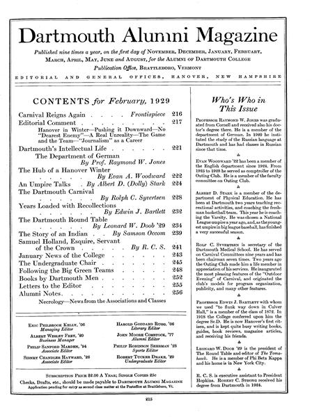 Table of Contents