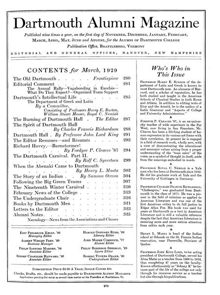 Table of Contents