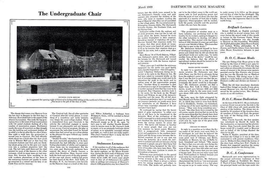 The Undergraduate Chair