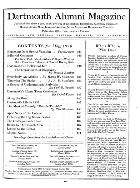Table of Contents
