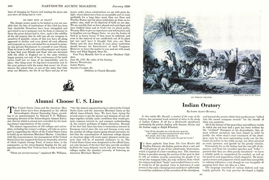 Indian Oratory