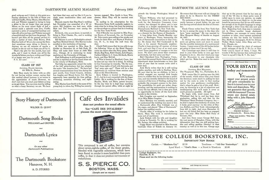 CLASS OF 1927