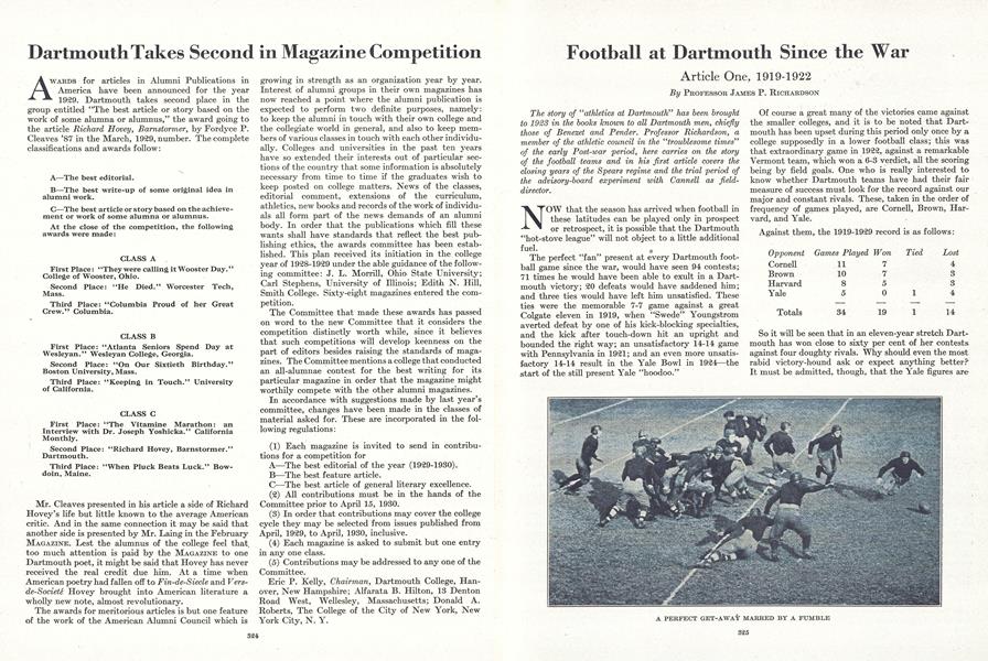 Dartmouth Takes Second in Magazine Competition