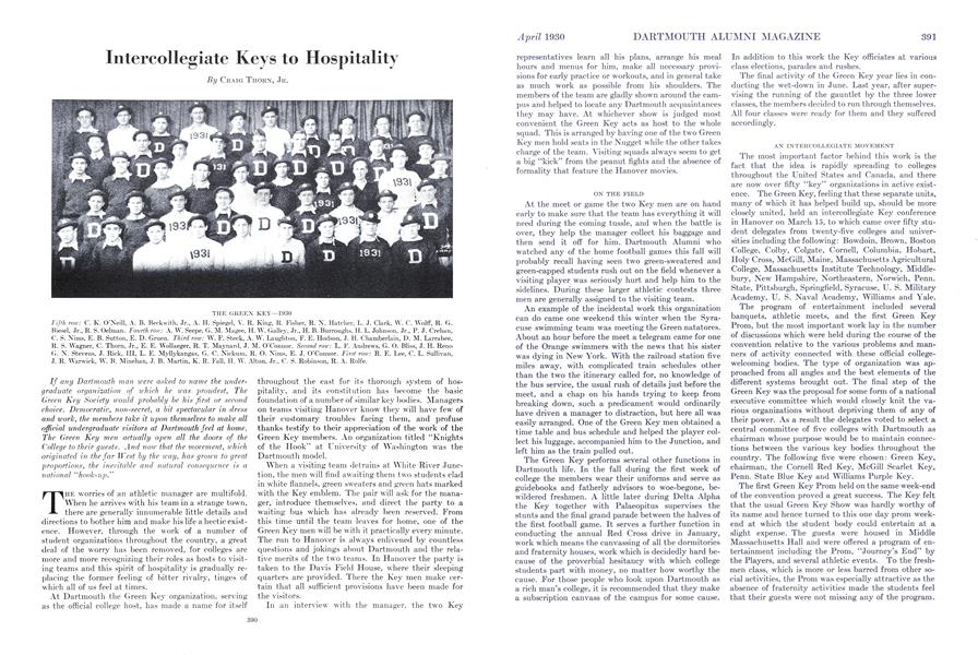 Intercollegiate Keys to Hospitality