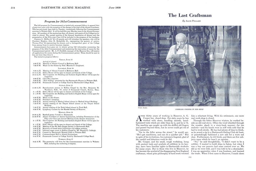 Program for 161st Commencement