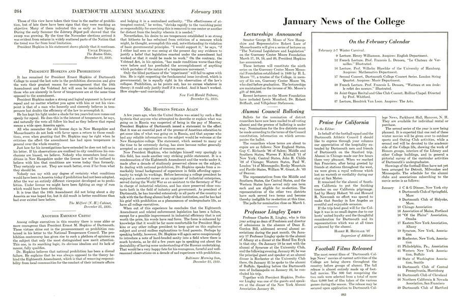 On the February Calendar