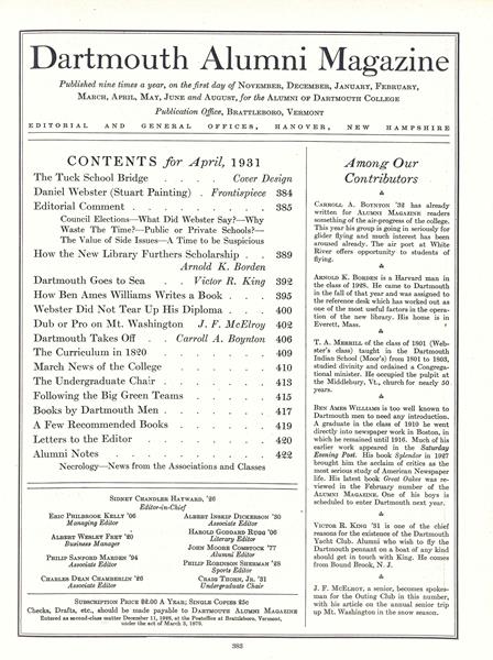 Table of Contents