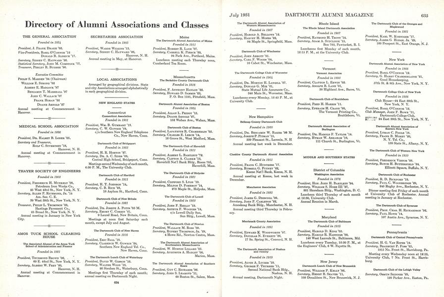 LOCAL ASSOCIATIONS