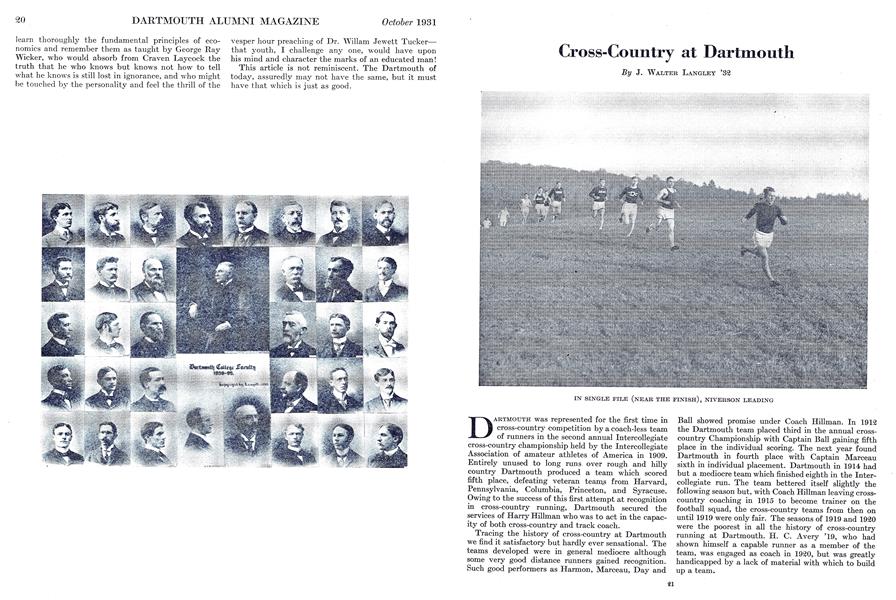 Cross-Country at Dartmouth