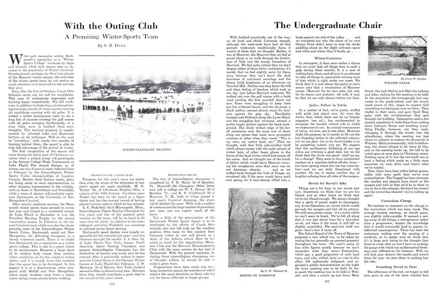 The Undergraduate Chair