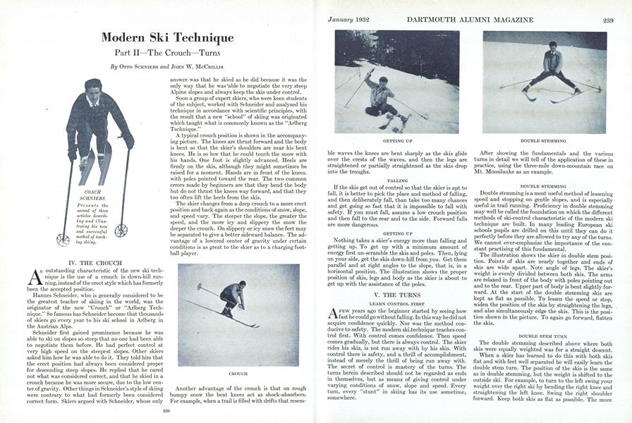Modern Ski Technique