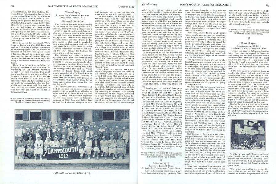 Class of 1920