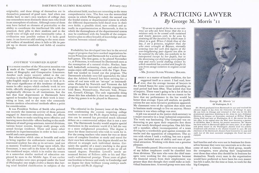 A PRACTICING LAWYER
