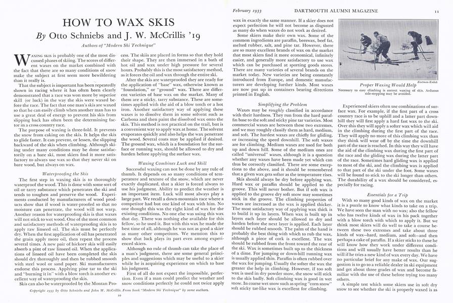 HOW TO WAX SKIS