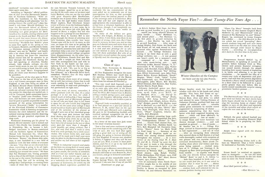 Remember the North Fayer Fire?— About Twenty-Five Tears Ago