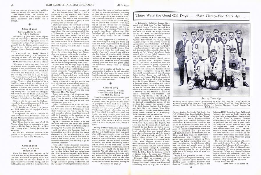Class of 1909