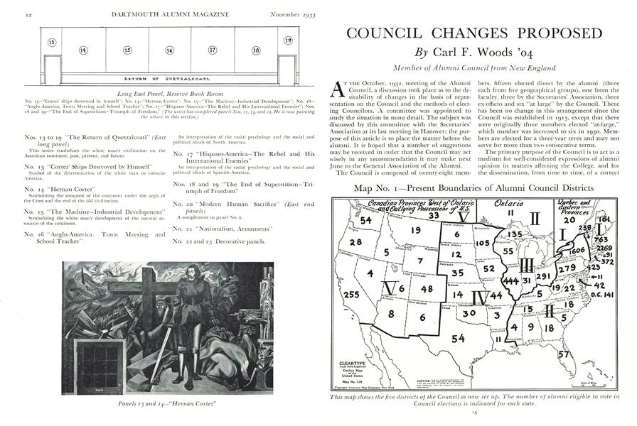 COUNCIL CHANGES PROPOSED