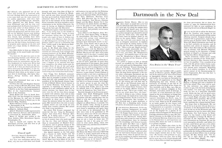 Dartmouth in the New Deal