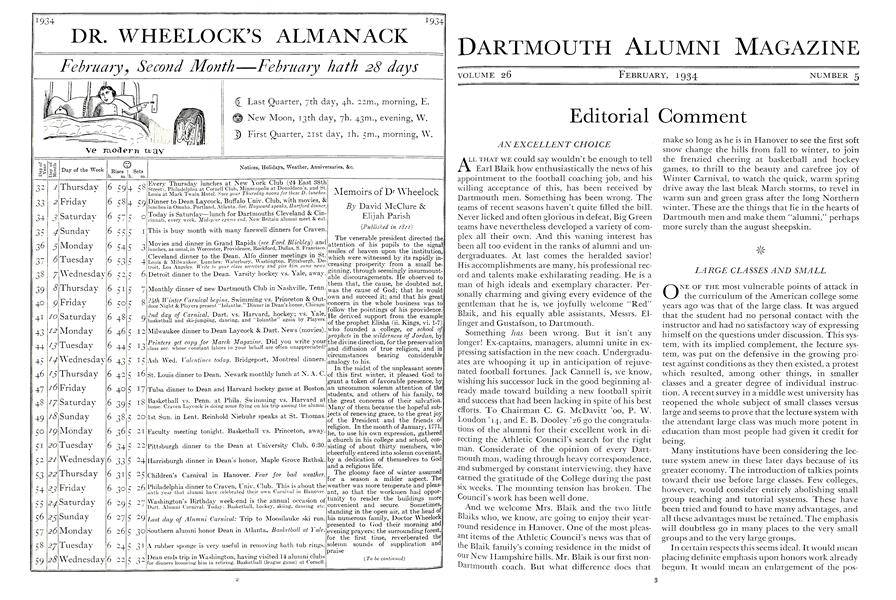 AN EXCELLENT CHOICE Editorial Comment